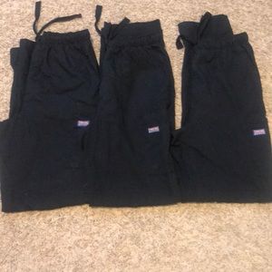 MENS BLACK CHEROKEE SCRUB BOTTOMS